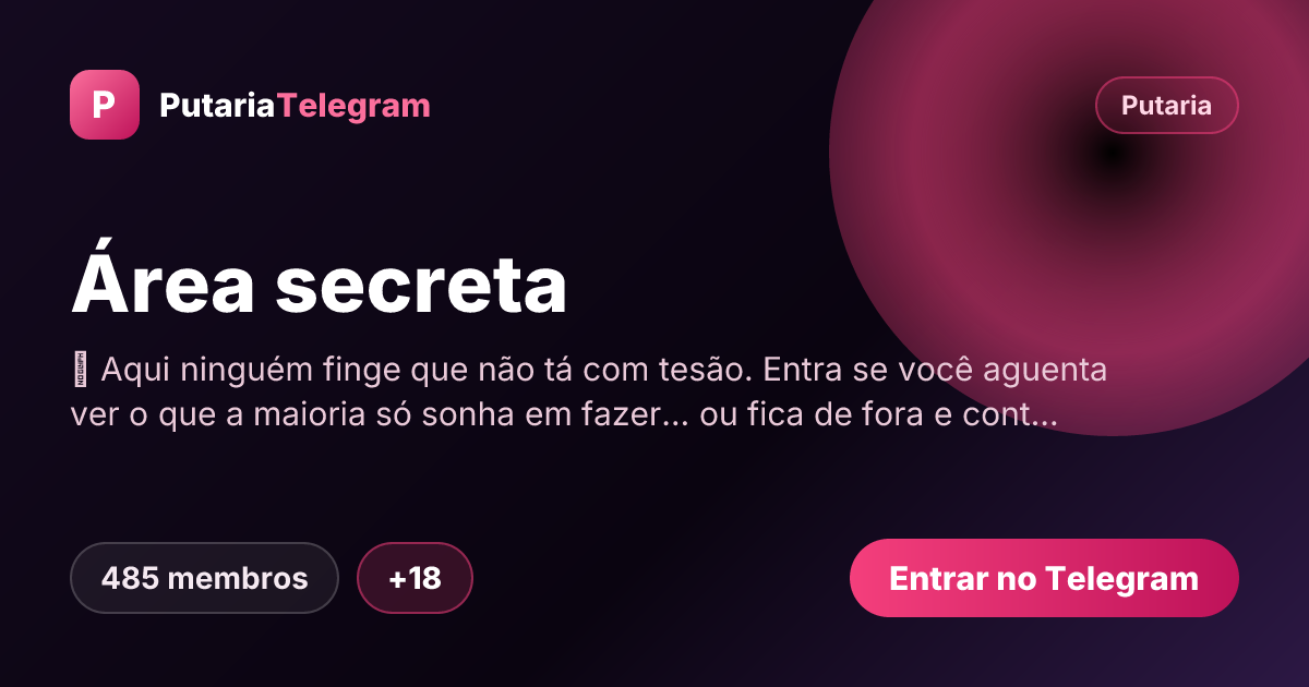 Prévia da imagem de compartilhamento do grupo Área secreta