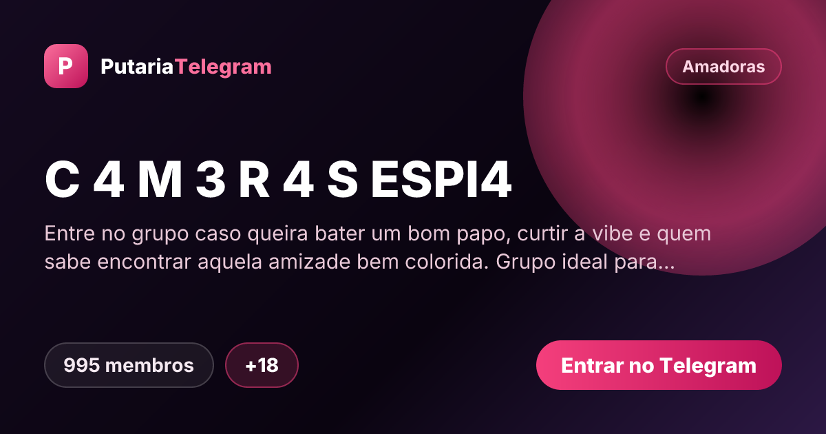 Prévia da imagem de compartilhamento do grupo C 4 M 3 R 4 S ESPI4