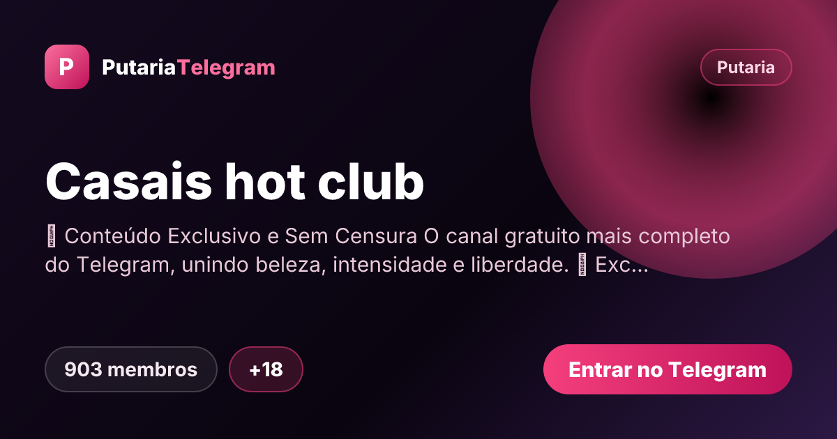 Prévia da imagem de compartilhamento do grupo Casais hot club