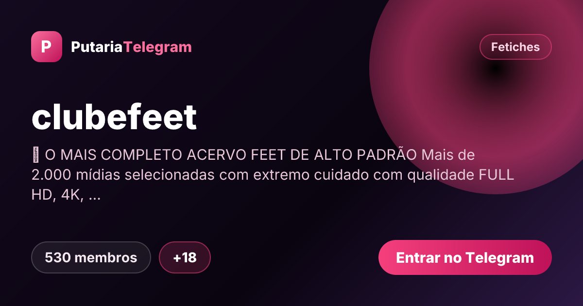 Prévia da imagem de compartilhamento do grupo clubefeet