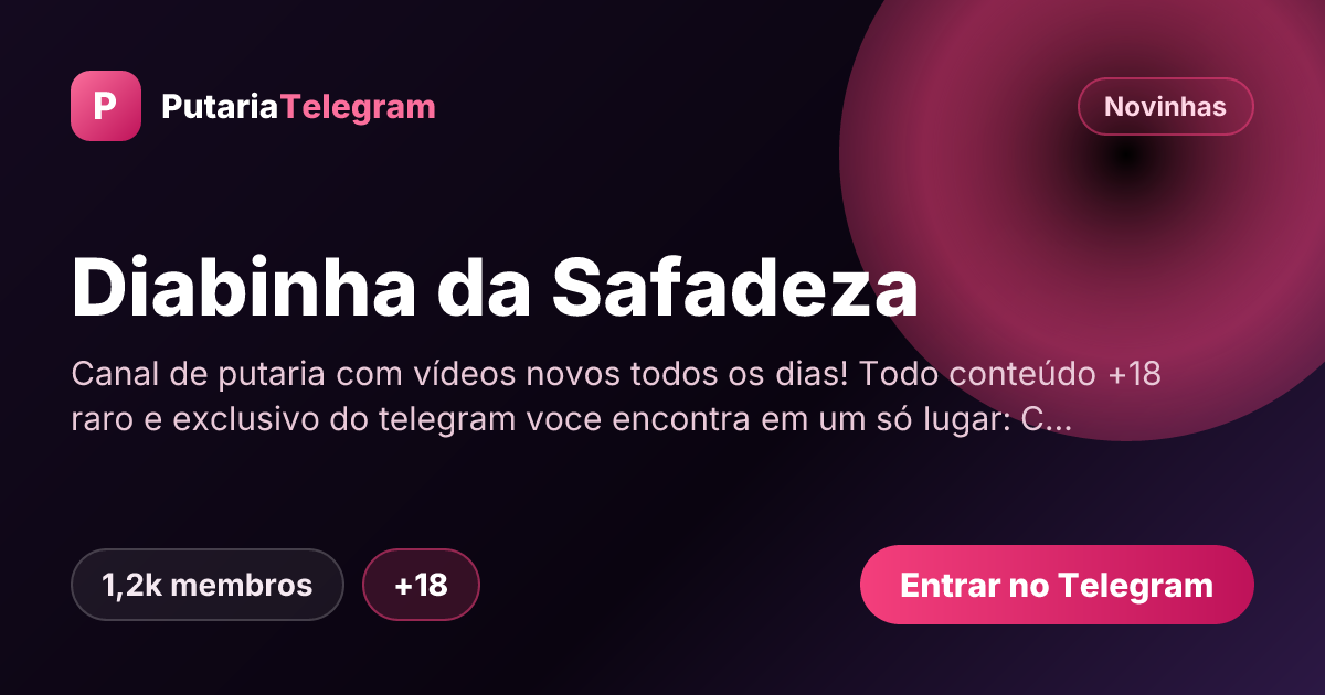 Prévia da imagem de compartilhamento do grupo Diabinha da Safadeza