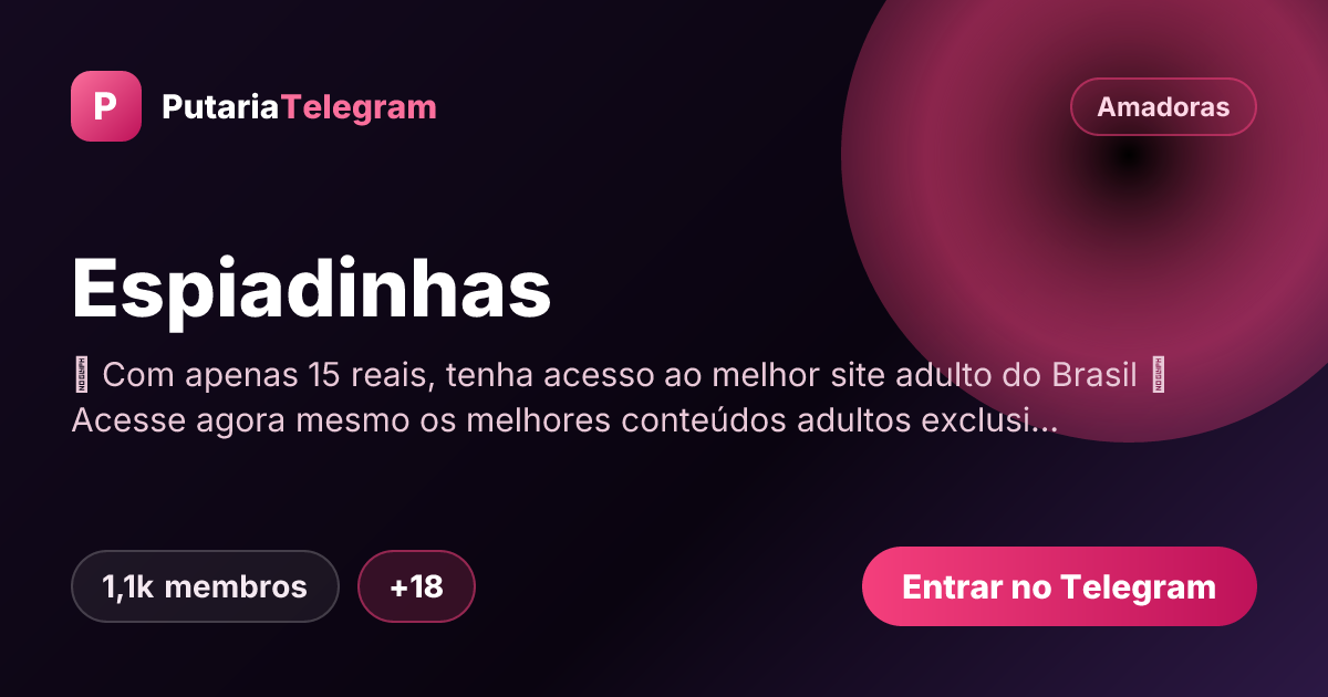 Prévia da imagem de compartilhamento do grupo Espiadinhas