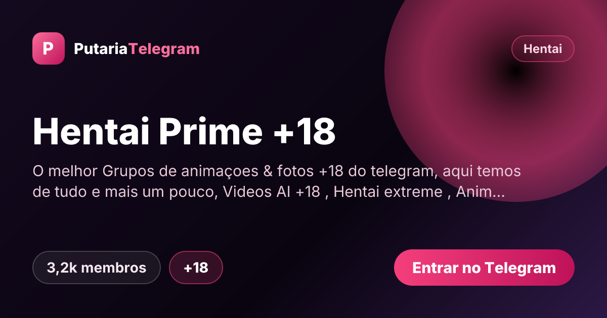 Prévia da imagem de compartilhamento do grupo Hentai Prime +18
