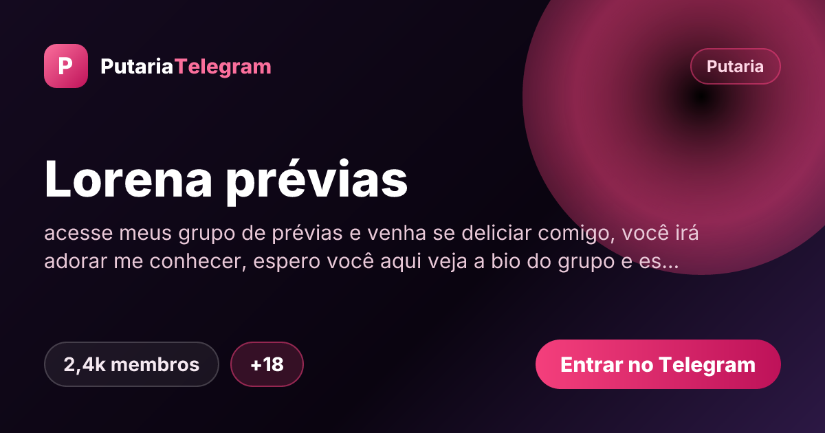 Prévia da imagem de compartilhamento do grupo Lorena prévias