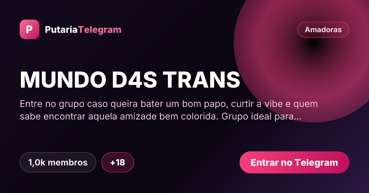 Prévia da imagem de compartilhamento do grupo MUNDO D4S TRANS