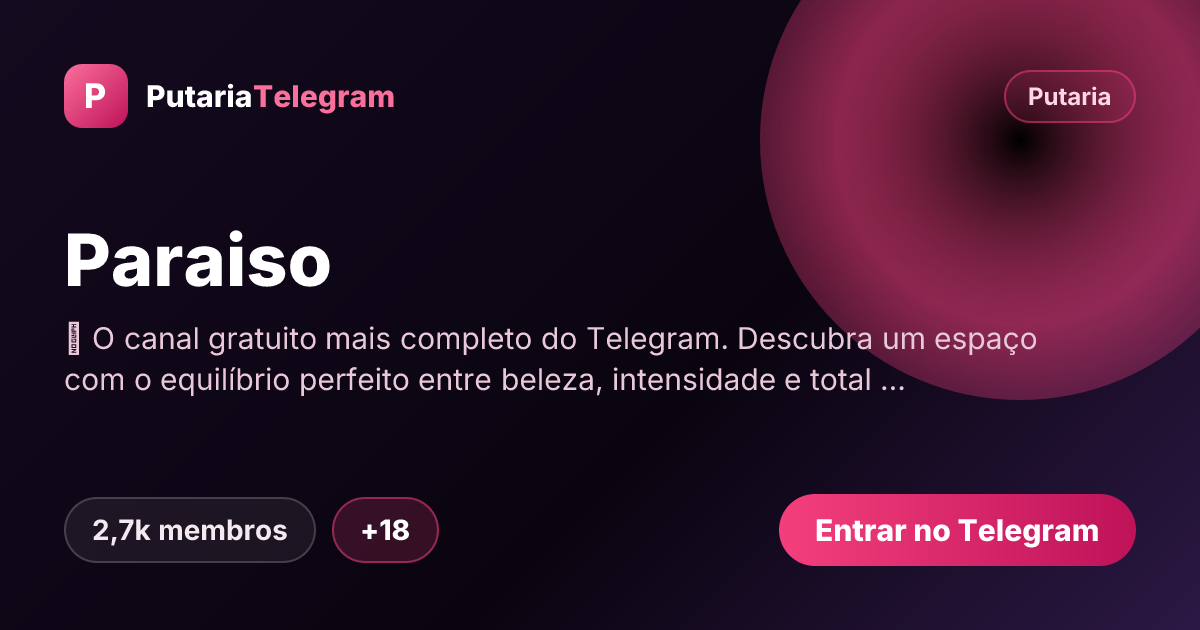 Prévia da imagem de compartilhamento do grupo Paraiso