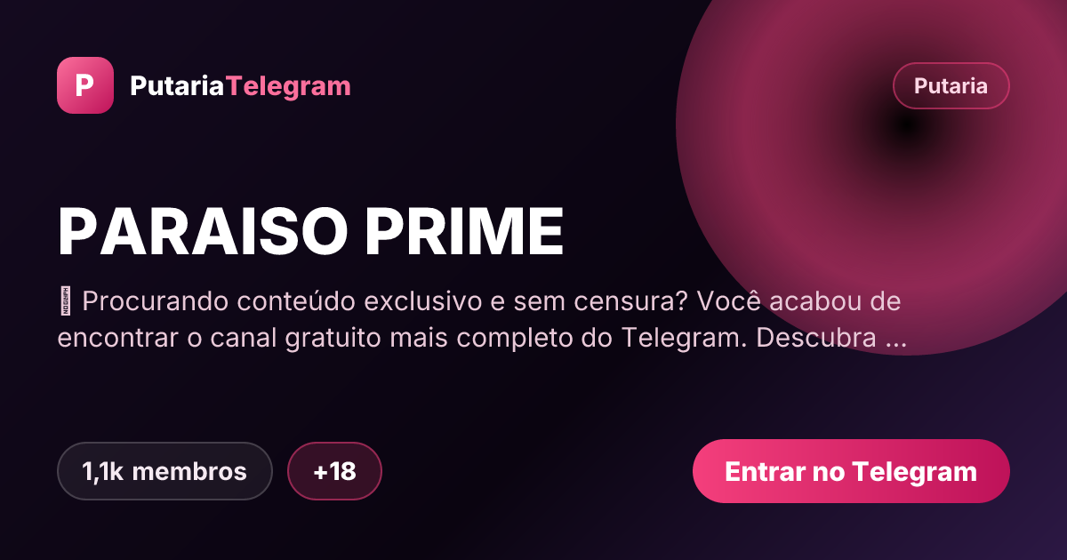 Prévia da imagem de compartilhamento do grupo PARAISO PRIME