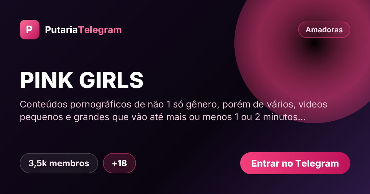 Prévia da imagem de compartilhamento do grupo PINK GIRLS