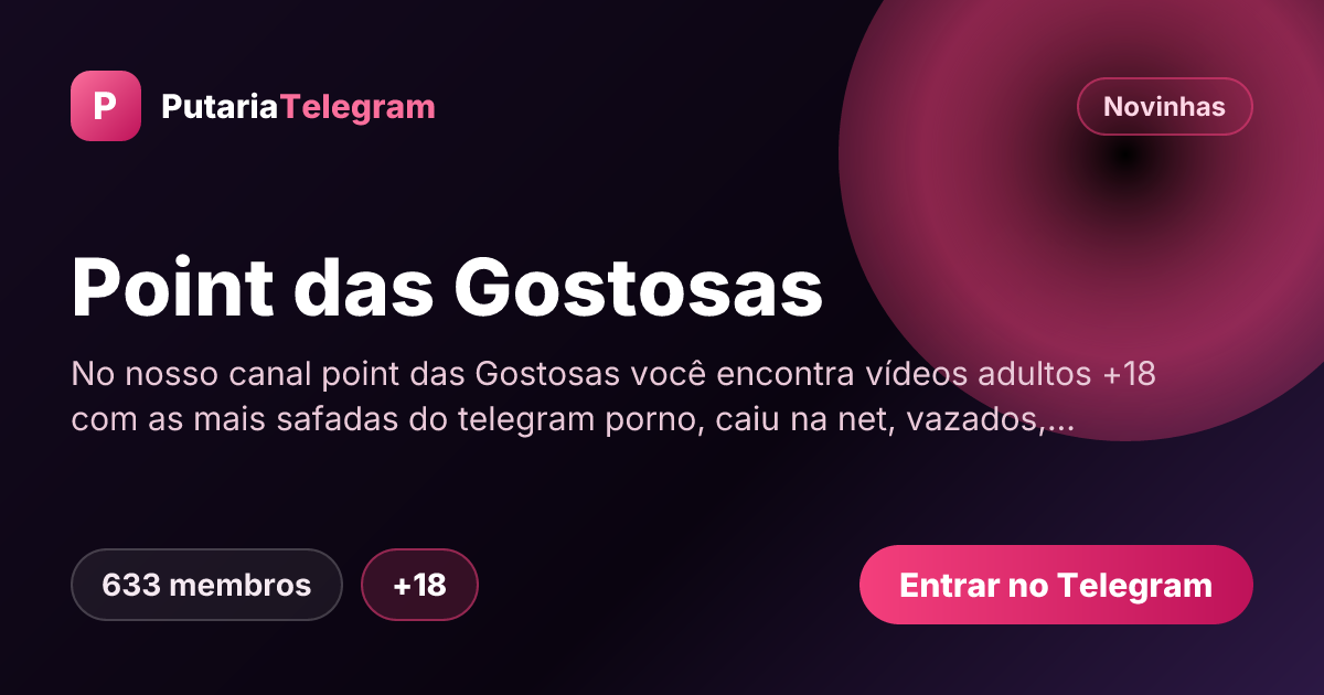 Prévia da imagem de compartilhamento do grupo Point das Gostosas