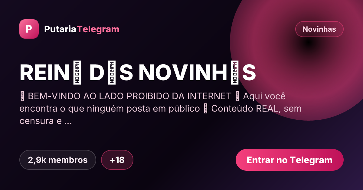 Prévia da imagem de compartilhamento do grupo REINО DАS NOVINHАS