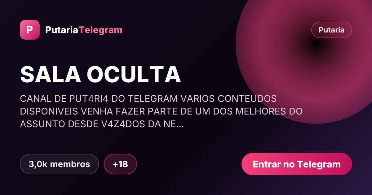 Prévia da imagem de compartilhamento do grupo SALA OCULTA