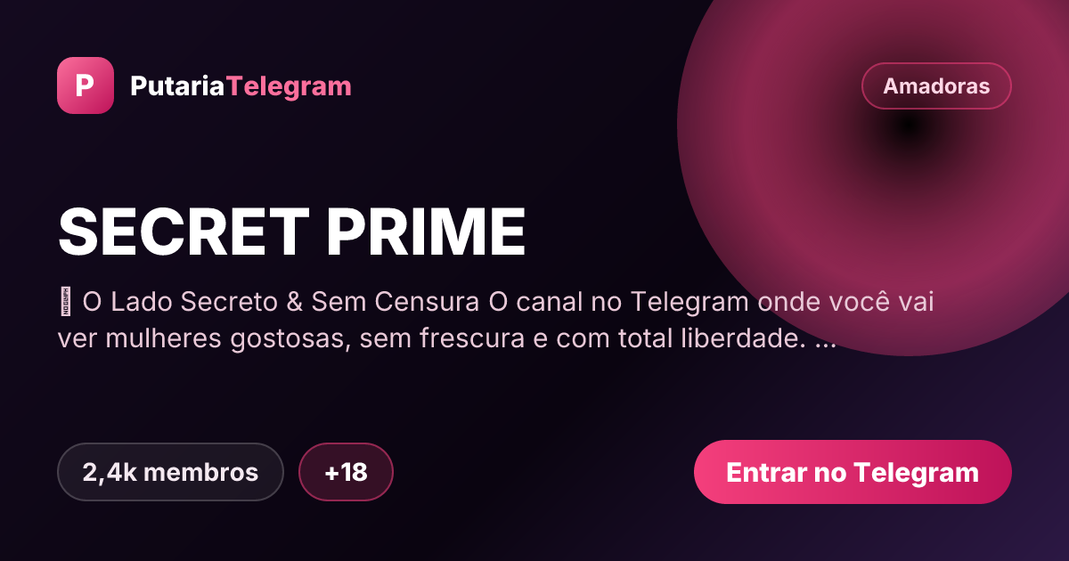 Prévia da imagem de compartilhamento do grupo SECRET PRIME