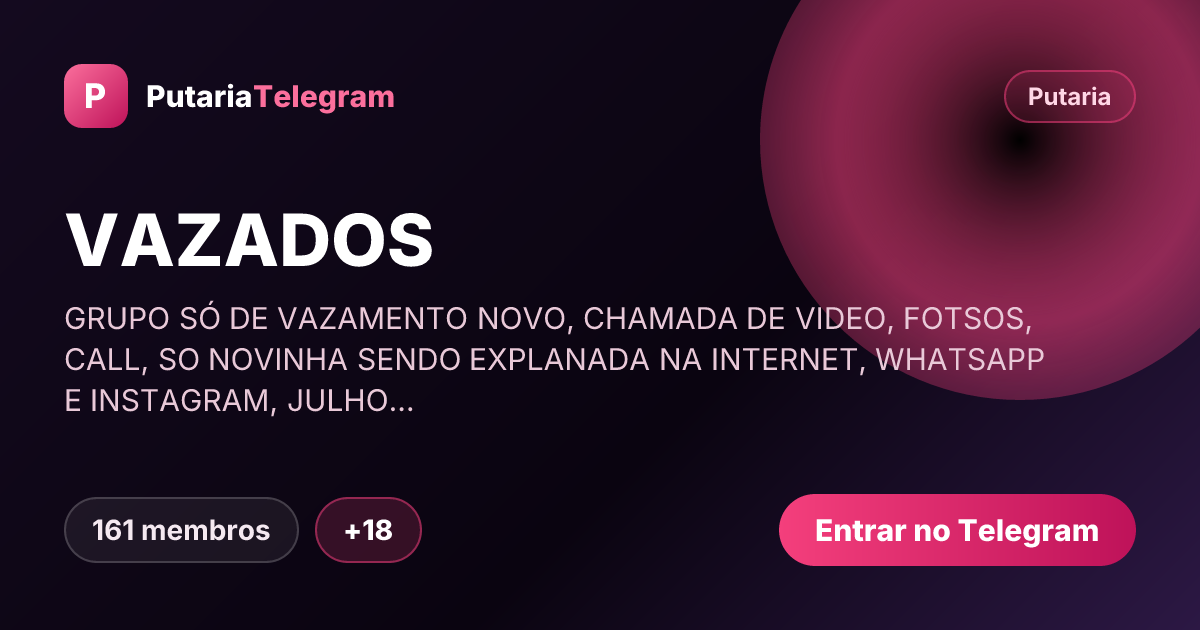 Prévia da imagem de compartilhamento do grupo VAZADOS